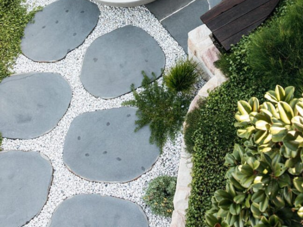 Organic Bluestone Steppers