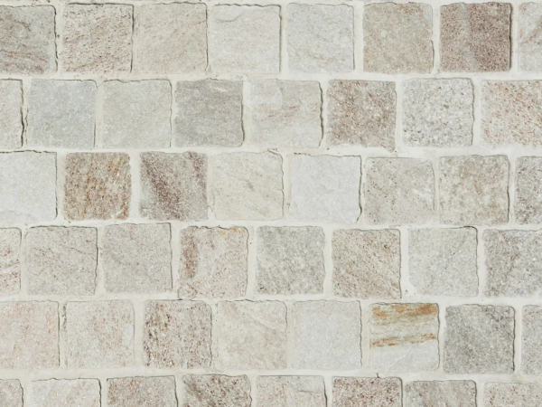 Willow Quartzite Cobblestones. Close Up