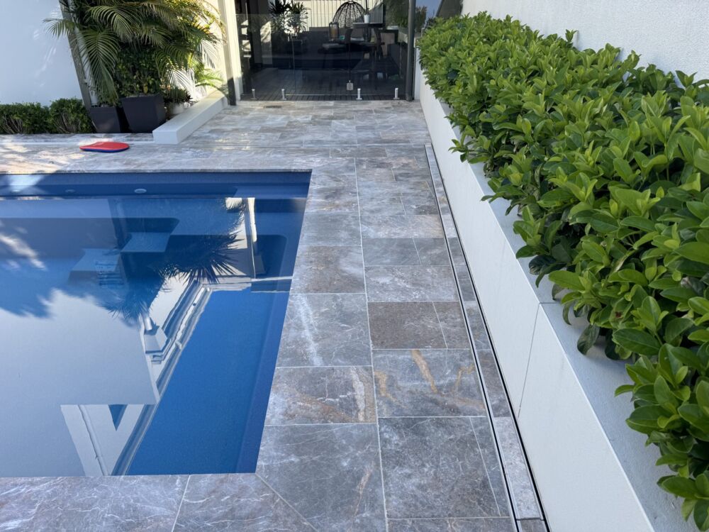 Pool paving