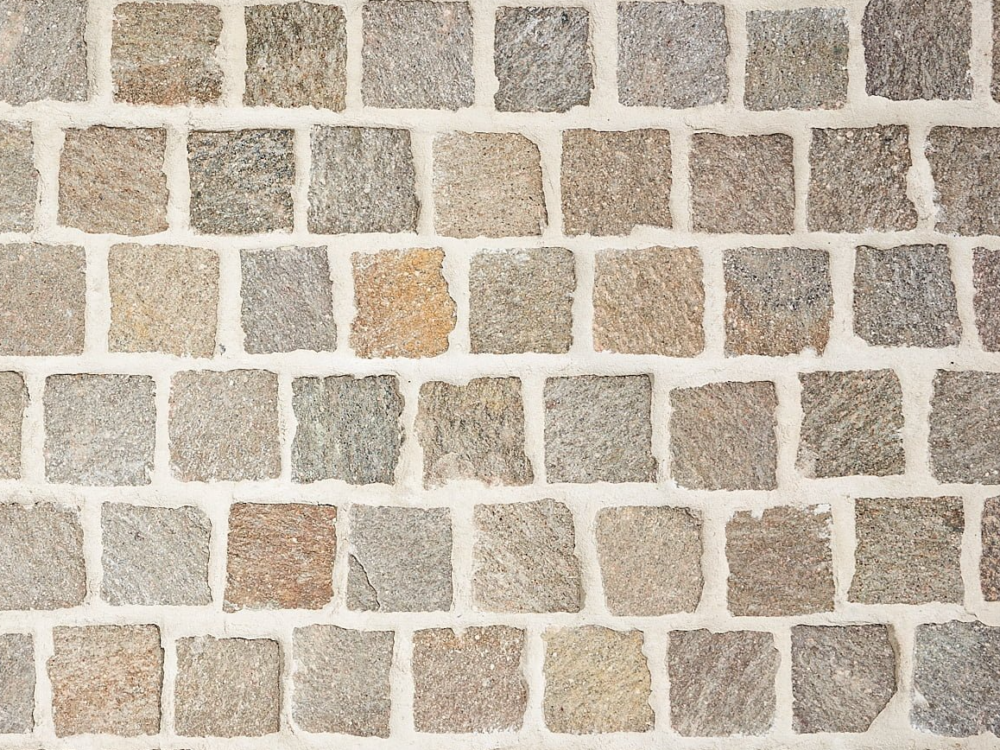 Italian Porphyry Cobblestones close up
