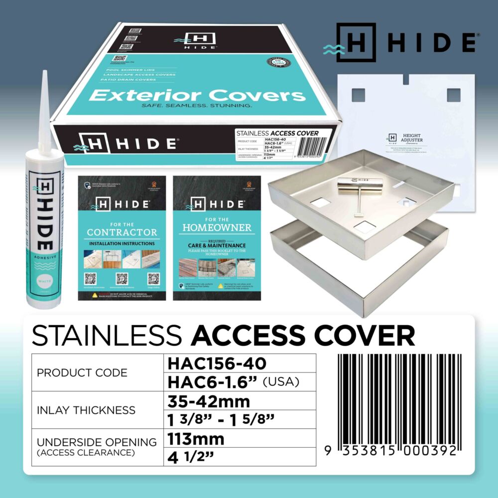 HIDE Access Cover 156mm Stainless Steel - Image 2