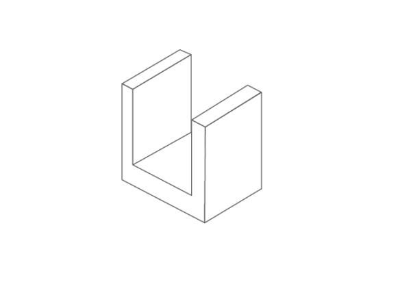 20.25 3/4 Lintel Grey Blocks